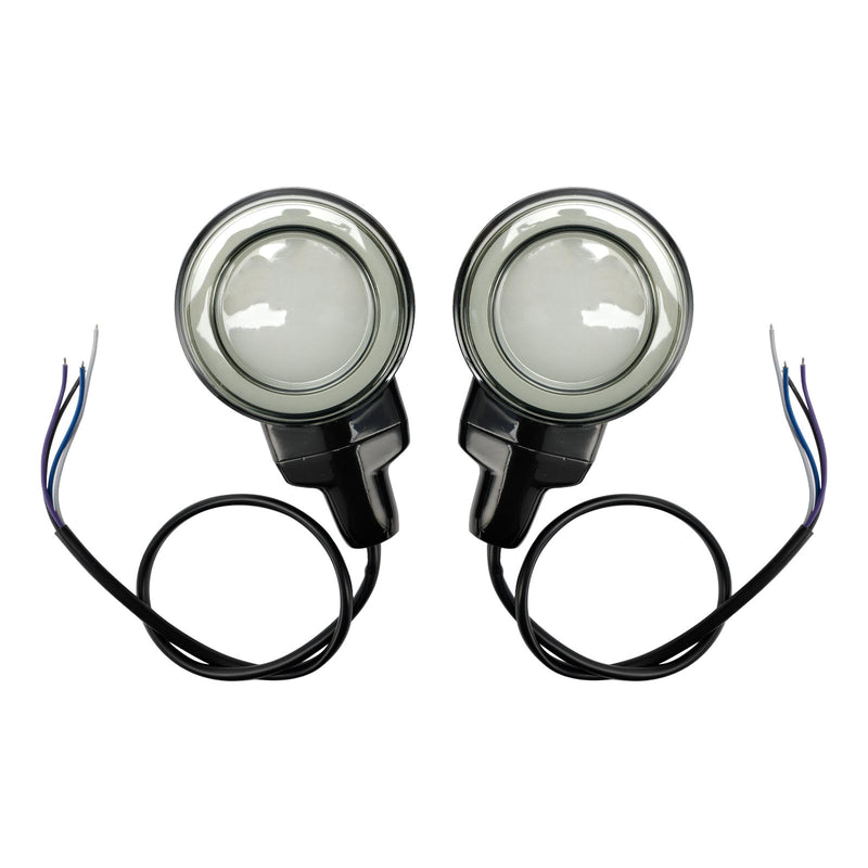 Heritage Softail Classic Touring 1999-2023 Black LED Flat Front Turn Signal Light