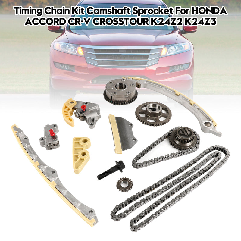 HONDA ACCORD CR-V CROSSTOUR K24Z2 K24Z3 Timing Chain Kit Camshaft Sprocket