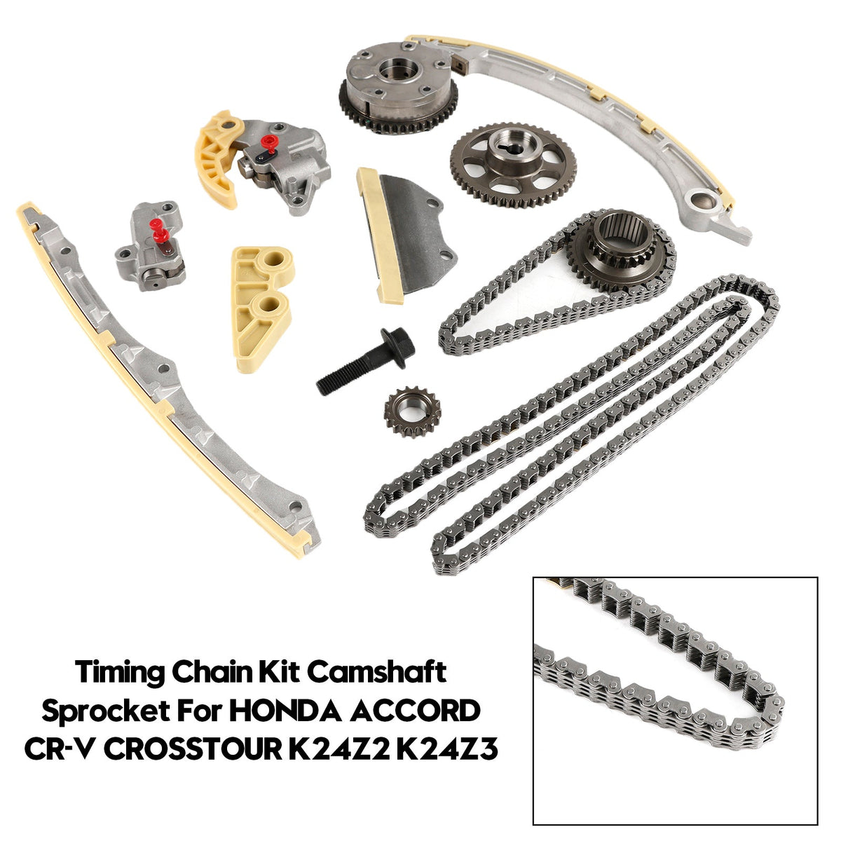 HONDA ACCORD CR-V CROSSTOUR K24Z2 K24Z3 Timing Chain Kit Camshaft Sprocket