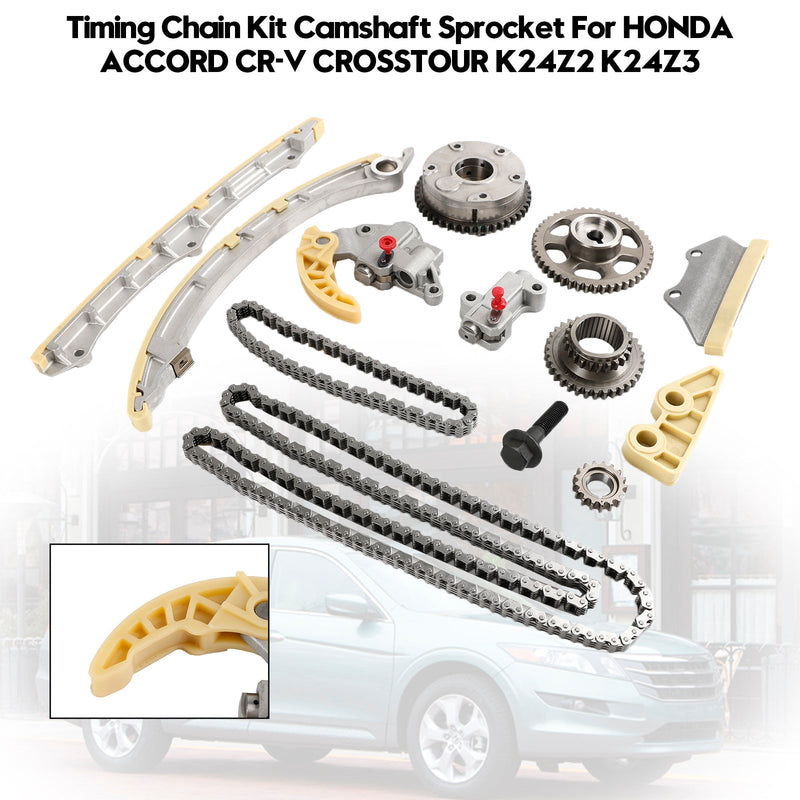HONDA ACCORD CR-V CROSSTOUR K24Z2 K24Z3 Timing Chain Kit Camshaft Sprocket