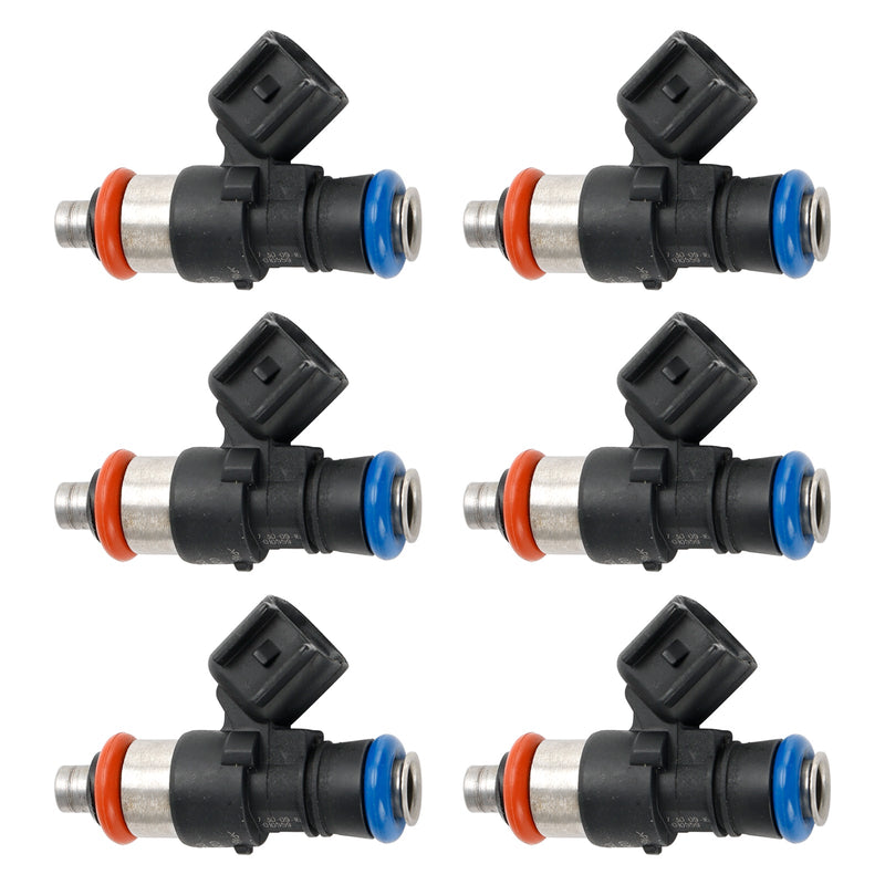 6PCS 0280158189 Fuel Injector Fit Ford Escape Fusion Fit Mazda 3.0L V6