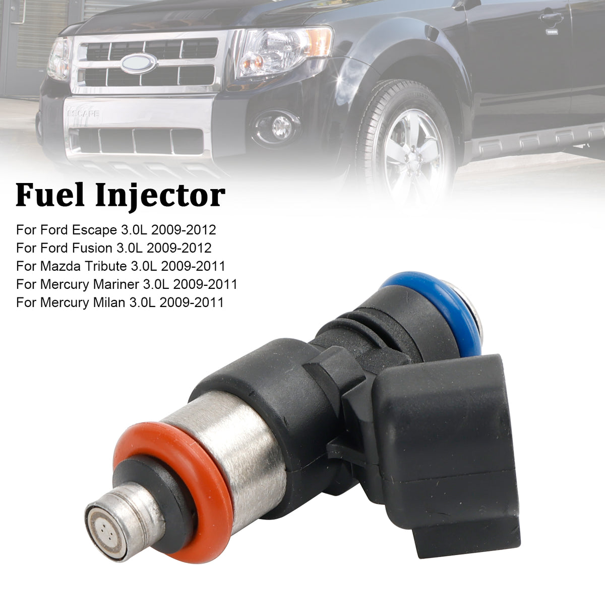 Ford Escape Fusion Fit Mazda 3.0L V6 1PCS Fuel Injector 0280158189