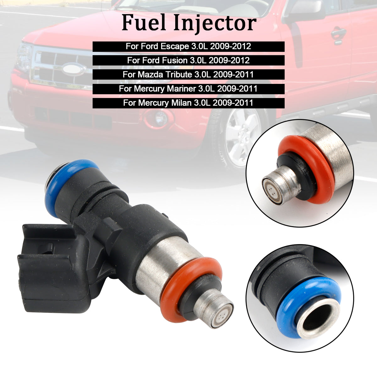 Ford Escape Fusion Fit Mazda 3.0L V6 1PCS Fuel Injector 0280158189
