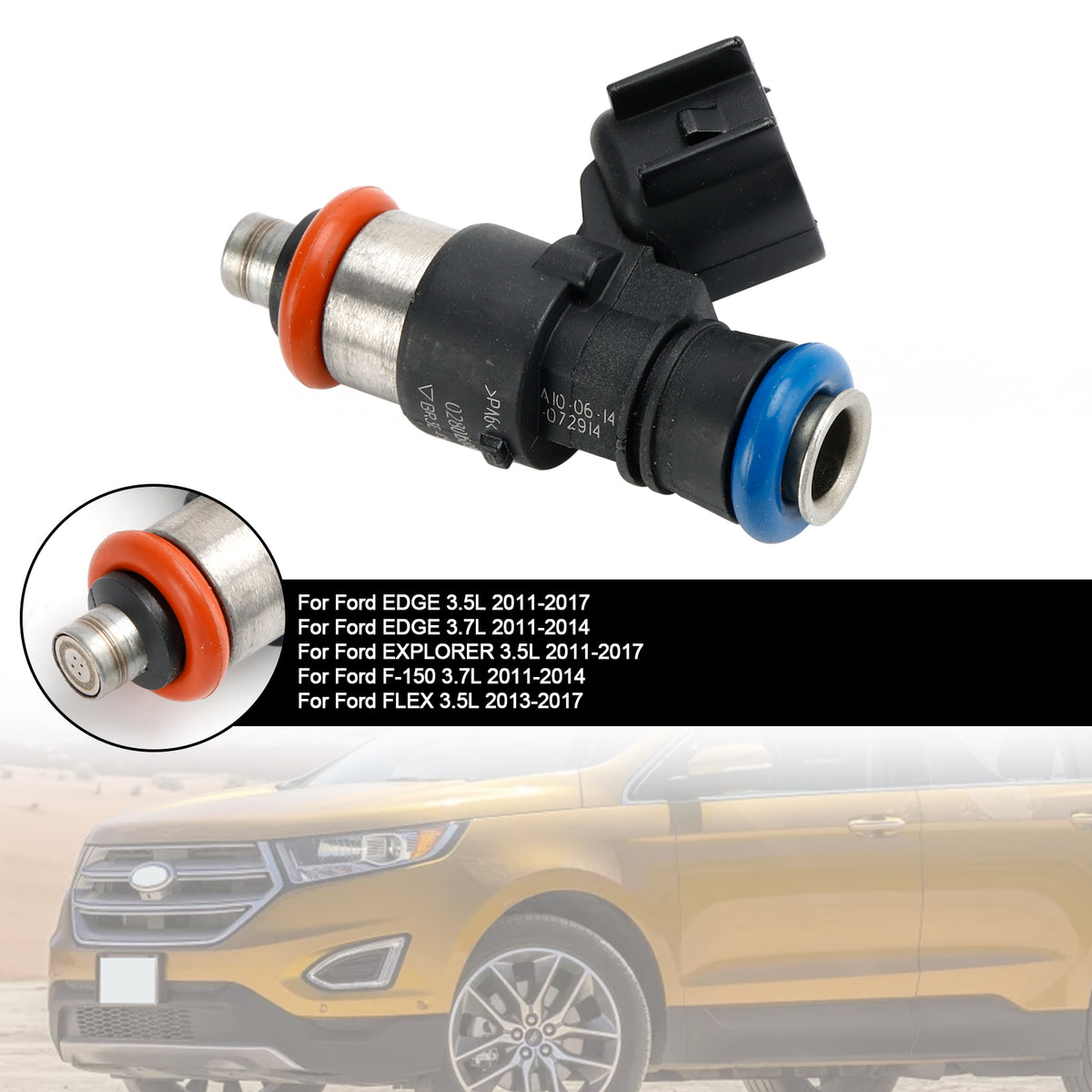 Ford Explorer Taurus Edge Flex 3.5L 2011-2017 1PCS Fuel Injector 0280158191