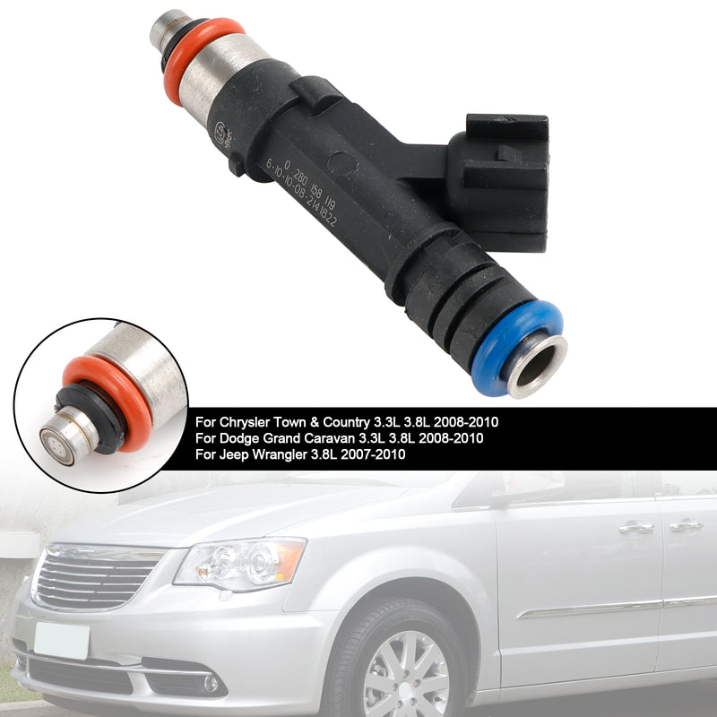 Jeep Fit Dodge Wrangler Fit Chrysler 3.3L 1PCS Fuel Injector 0280158119