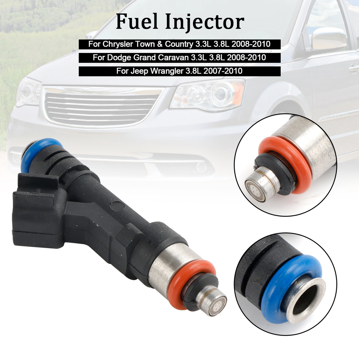 Jeep Fit Dodge Wrangler Fit Chrysler 3.3L 1PCS Fuel Injector 0280158119
