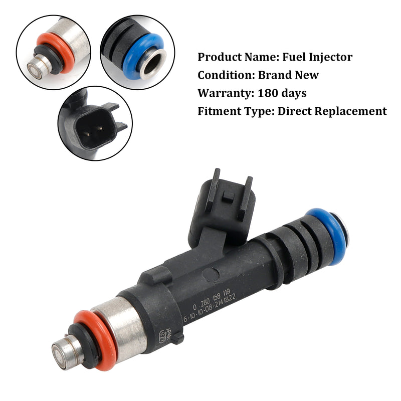 Jeep Fit Dodge Wrangler Fit Chrysler 3.3L 1PCS Fuel Injector 0280158119