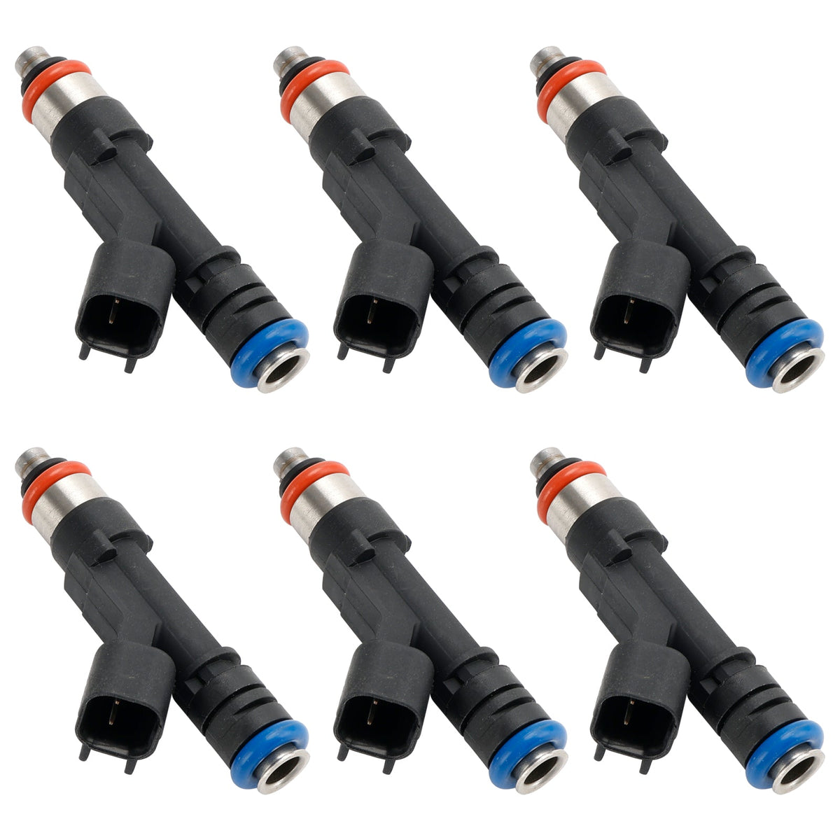 6PCS 0280158119 Fuel Injector Fit Jeep Fit Dodge Wrangler Fit Chrysler 3.3L