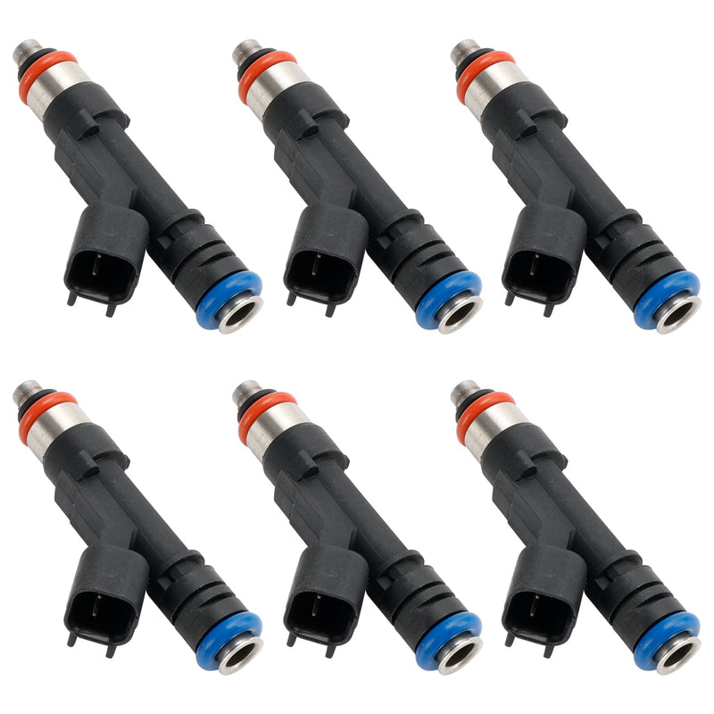 6PCS 0280158119 Fuel Injector Fit Jeep Fit Dodge Wrangler Fit Chrysler 3.3L