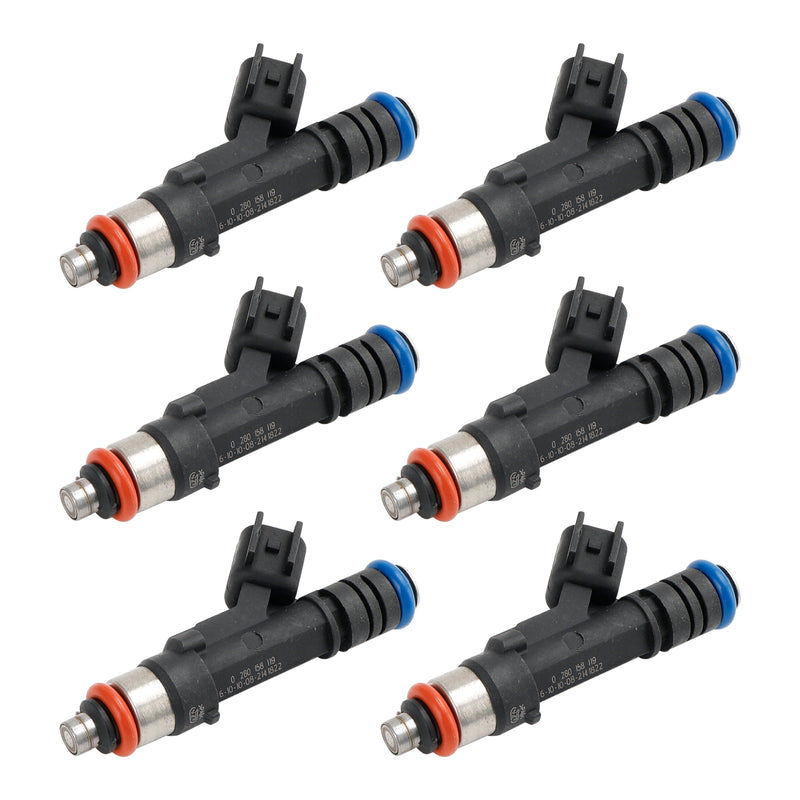 6PCS 0280158119 Fuel Injector Fit Jeep Fit Dodge Wrangler Fit Chrysler 3.3L