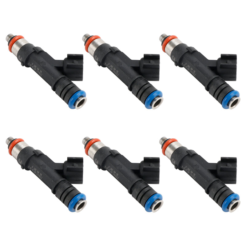 6PCS 0280158119 Fuel Injector Fit Jeep Fit Dodge Wrangler Fit Chrysler 3.3L