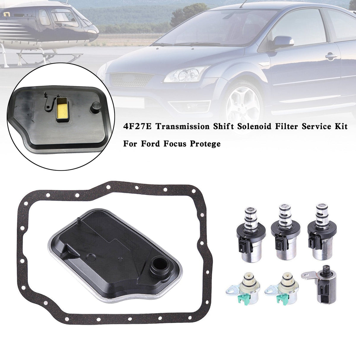 Ford Focus Protege 4F27E Transmission Shift Solenoid Filter Service Kit