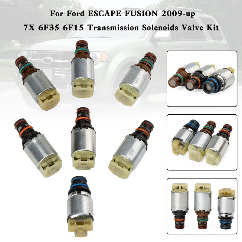 6F35 6F15 Transmission Solenoids Valve Kit For Ford Escape Fusion 2009+