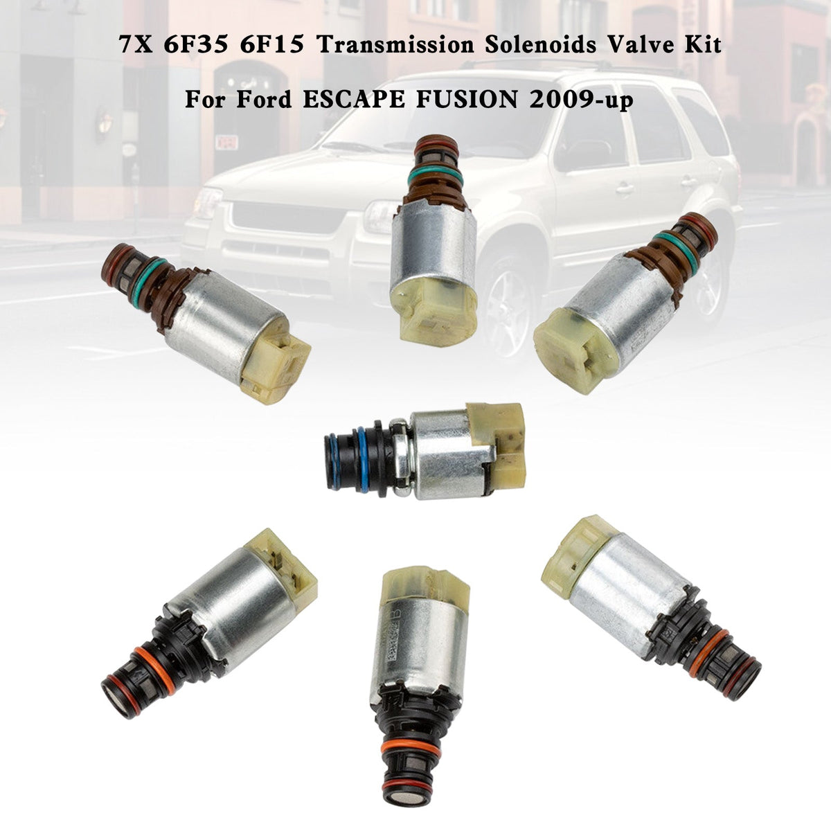 6F35 6F15 Transmission Solenoids Valve Kit For Ford Escape Fusion 2009+