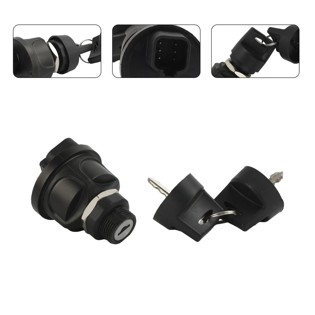 95060-01 For Cole Hersee 4 Position Sealed Ignition Switch With 2 Keys