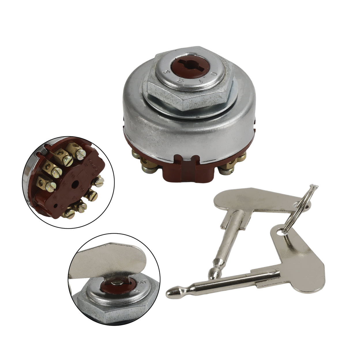 55115731 69115786 Ignition Switch With 2Keys For Zetor UR1 UR2 Series