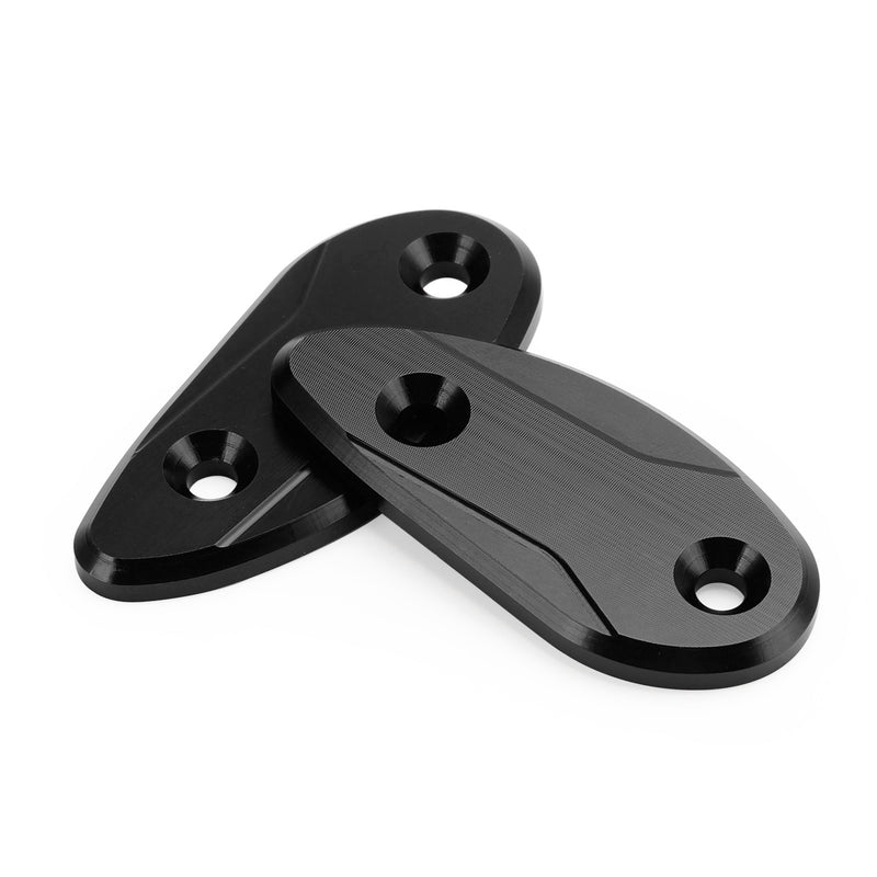 Honda CBR 1000 RR CBR1000RR 2008-2023 CNC Black Mirror Block Off Plates