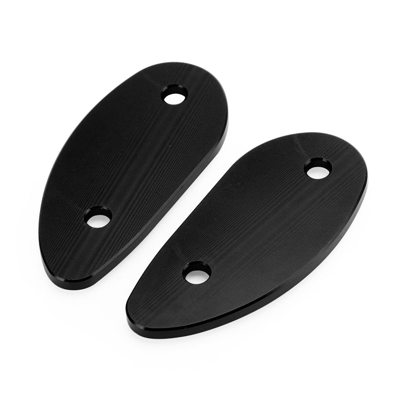 Honda CBR 1000 RR CBR1000RR 2008-2023 CNC Black Mirror Block Off Plates