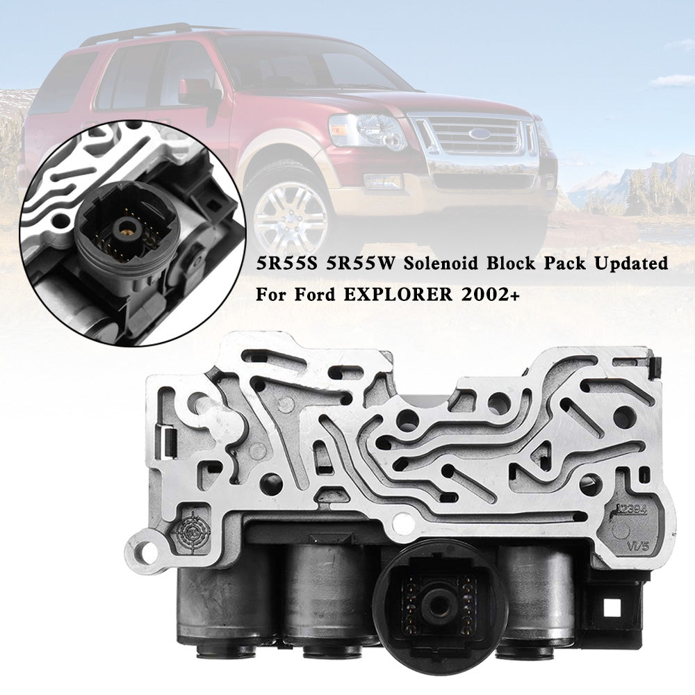 2002+  Ford EXPLORER 5R55S 5R55W Solenoid Block Pack Updated