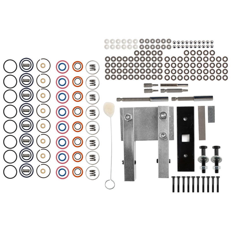 Ford 7.3L Power Stroke 1994-2003 Injector Rebuild Kit W/Vice Clamp And Tools Spring