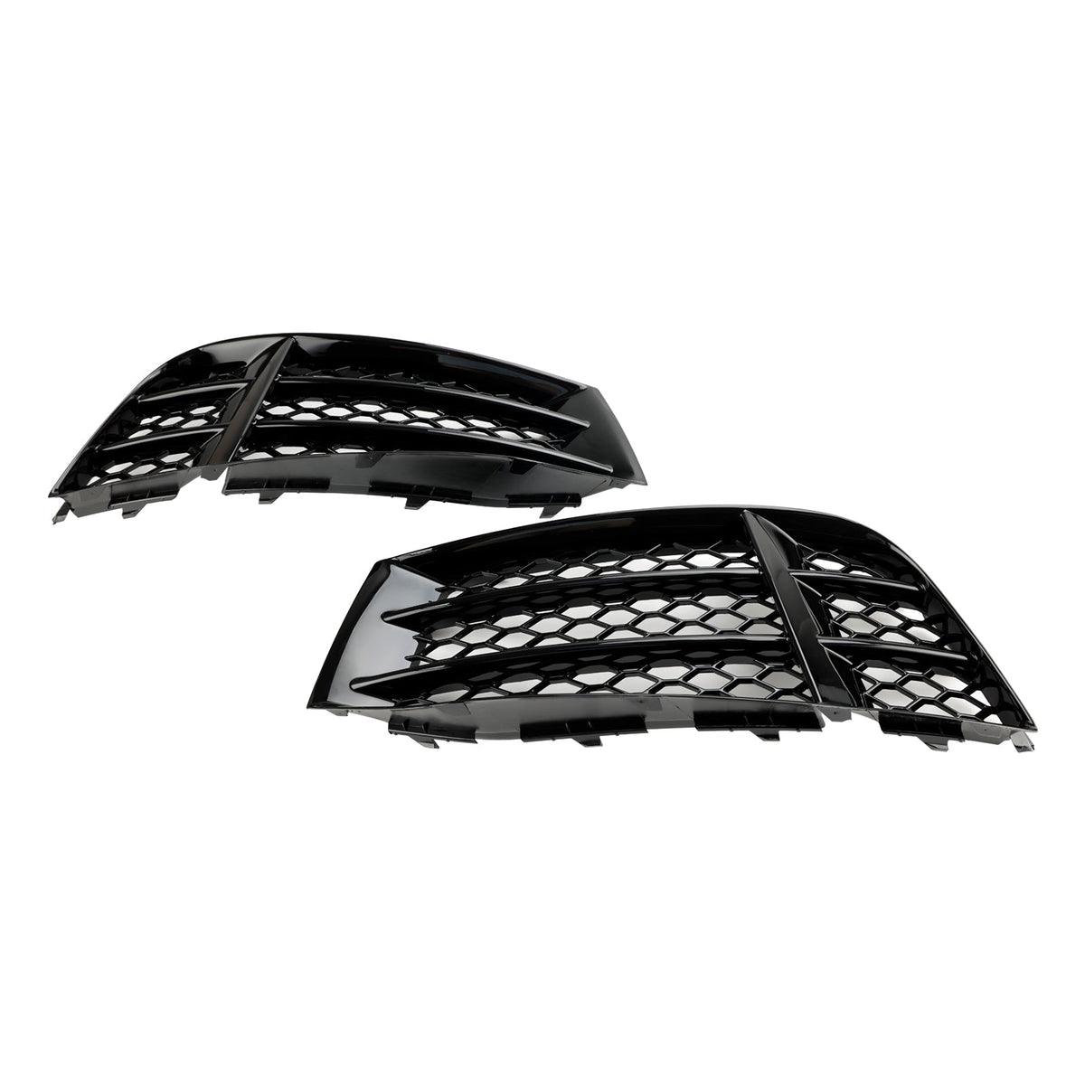 2010-2016 Audi RS5 Front Bumper Lower Fog Light Cover Grill Replacement