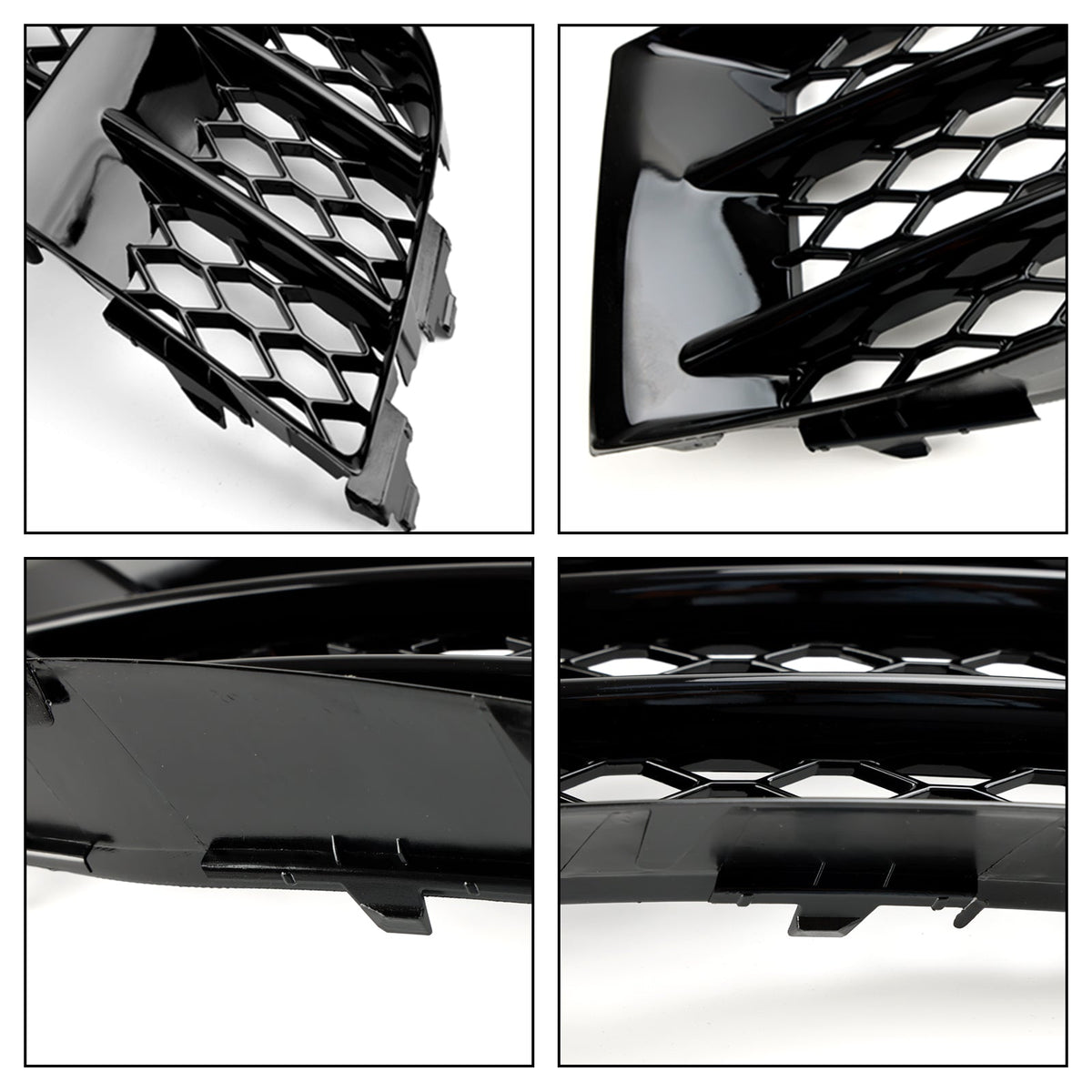 2010-2016 Audi RS5 Front Bumper Lower Fog Light Cover Grill Replacement
