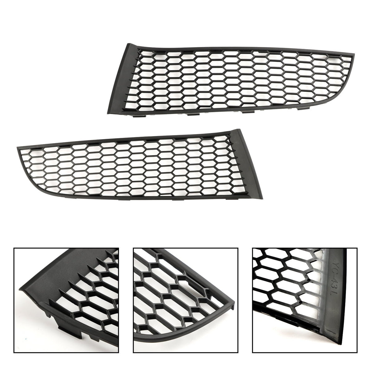 Front Bumper Lower Grille 51117903673 51117903674 Fit 2009-2015 BMW 7 Series F01 F02