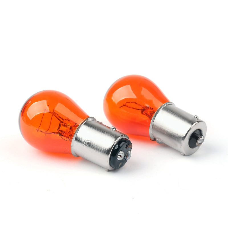 Bulbs For Harley Softail Dyna Sportsters 2002 &Up 4x Smoke Turn Signal Lens