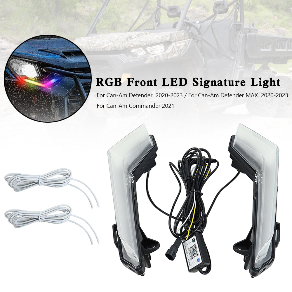 Can-Am Commander Defender Max 2020-2023 RGB Front LED Signature Light