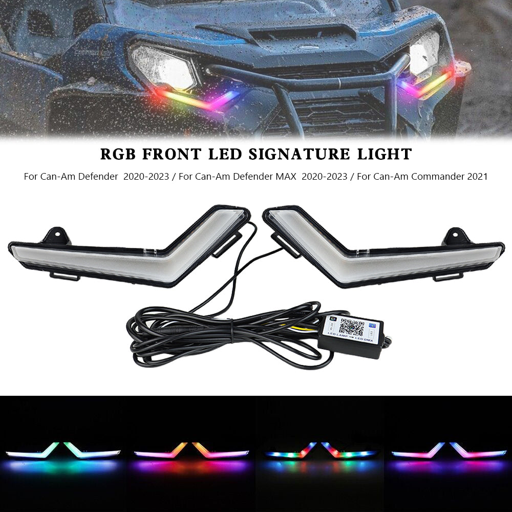 Can-Am Commander Defender Max 2020-2023 RGB Front LED Signature Light