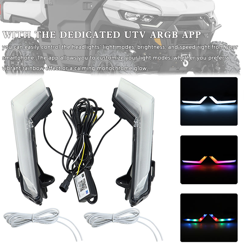 Can-Am Commander Defender Max 2020-2023 RGB Front LED Signature Light