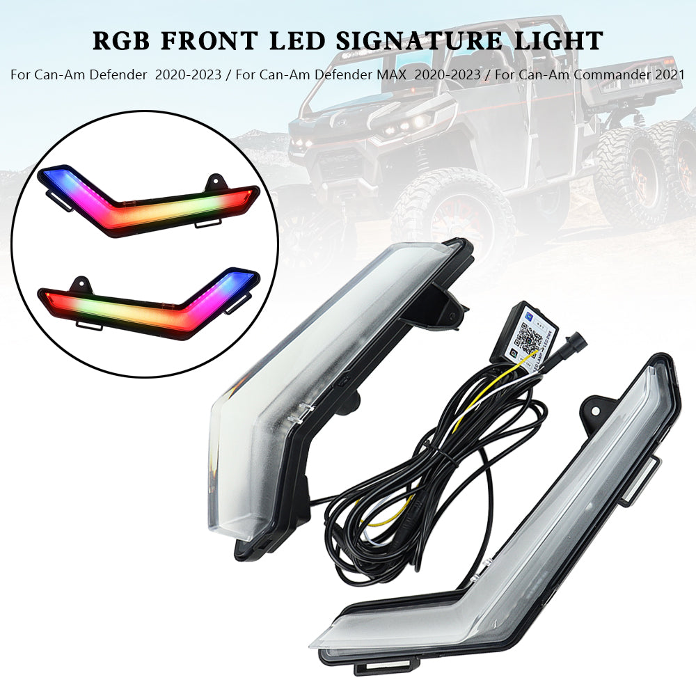 Can-Am Commander Defender Max 2020-2023 RGB Front LED Signature Light