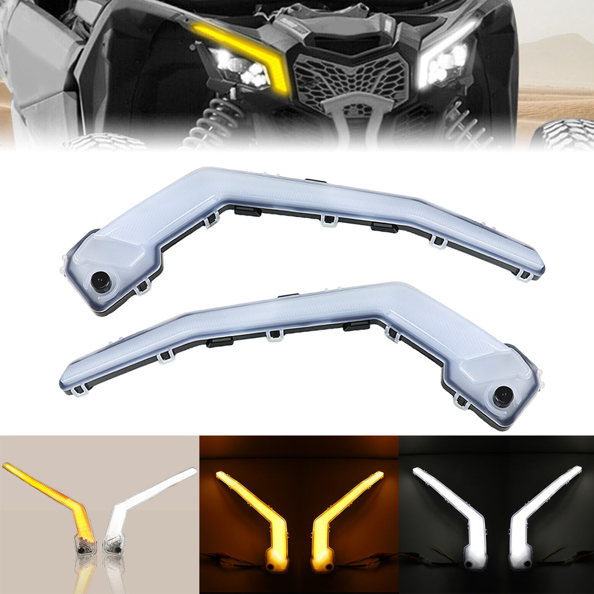 Can-Am Maverick X3 XDS XRS 2017-2023 Front Signature Turn Signal Lights