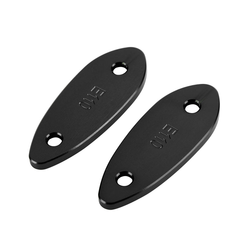 Kawasaki Ninja 250/300/400/650 2013-2022 CNC Black Mirror Block Off Plates