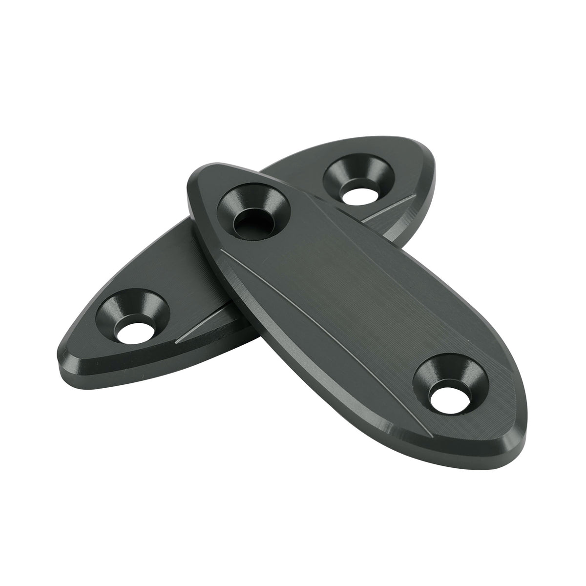 Kawasaki Ninja 250 300 400 650 2013-2022 CNC Titanium Mirror Block Off Plates