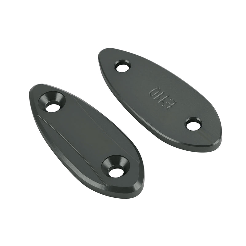 Kawasaki Ninja 250 300 400 650 2013-2022 CNC Titanium Mirror Block Off Plates