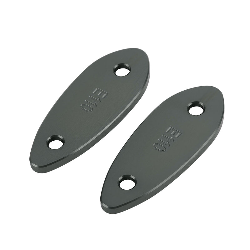 Kawasaki Ninja 250 300 400 650 2013-2022 CNC Titanium Mirror Block Off Plates