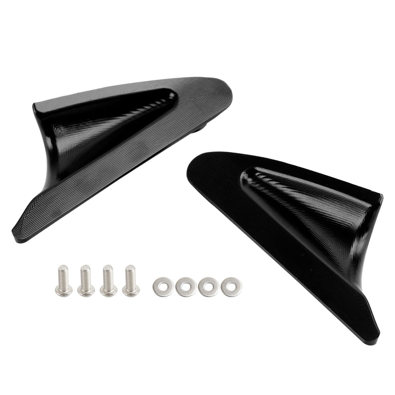 Ducati Panigale 1199 899 2012-2015 Black mirror delete blanking block off plates