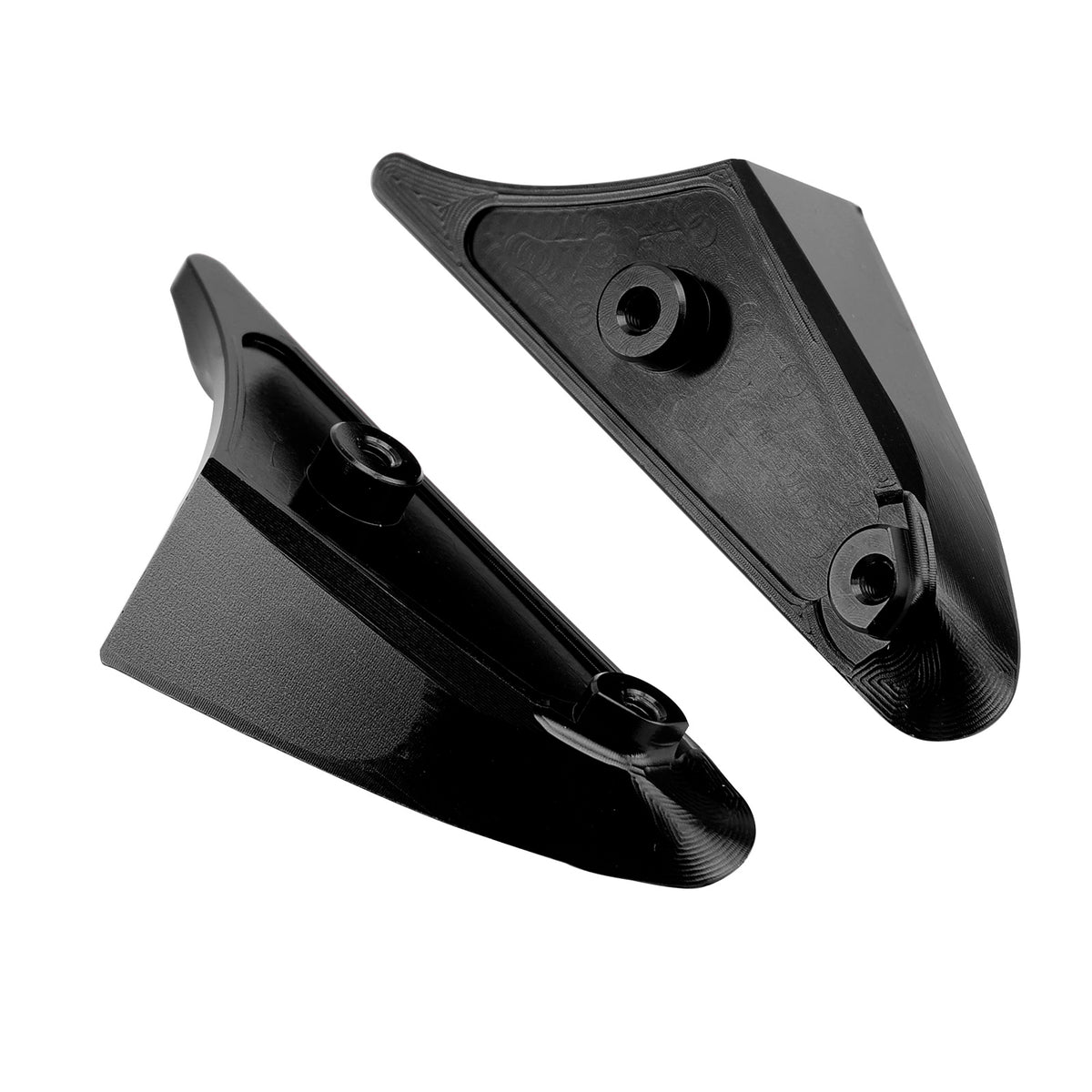 Ducati Panigale 1199 899 2012-2015 Black mirror delete blanking block off plates