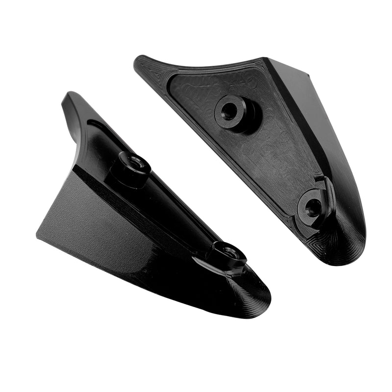 Ducati Panigale 1199 899 2012-2015 Black mirror delete blanking block off plates