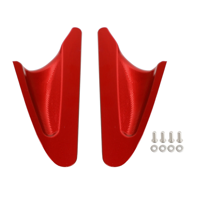 Ducati Panigale 1199 899 2012-2015 Red mirror delete blanking block off plates