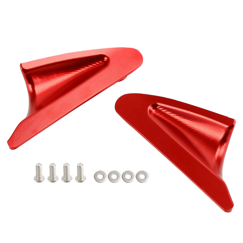 Ducati Panigale 1199 899 2012-2015 Red mirror delete blanking block off plates