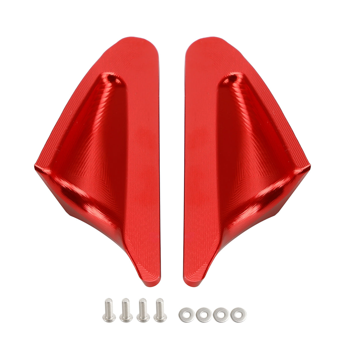 Ducati Panigale 1199 899 2012-2015 Red mirror delete blanking block off plates