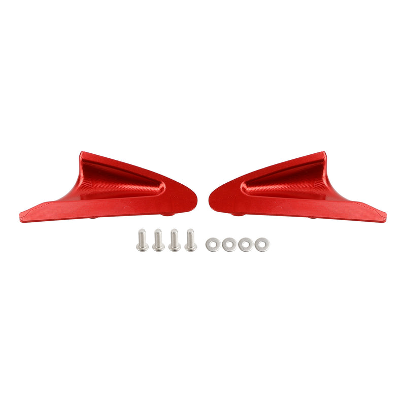 Ducati Panigale 1199 899 2012-2015 Red mirror delete blanking block off plates