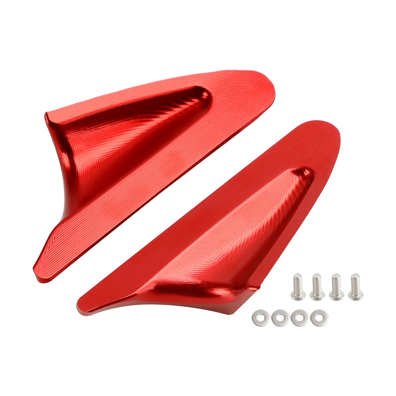 Ducati Panigale 1199 899 2012-2015 Red mirror delete blanking block off plates