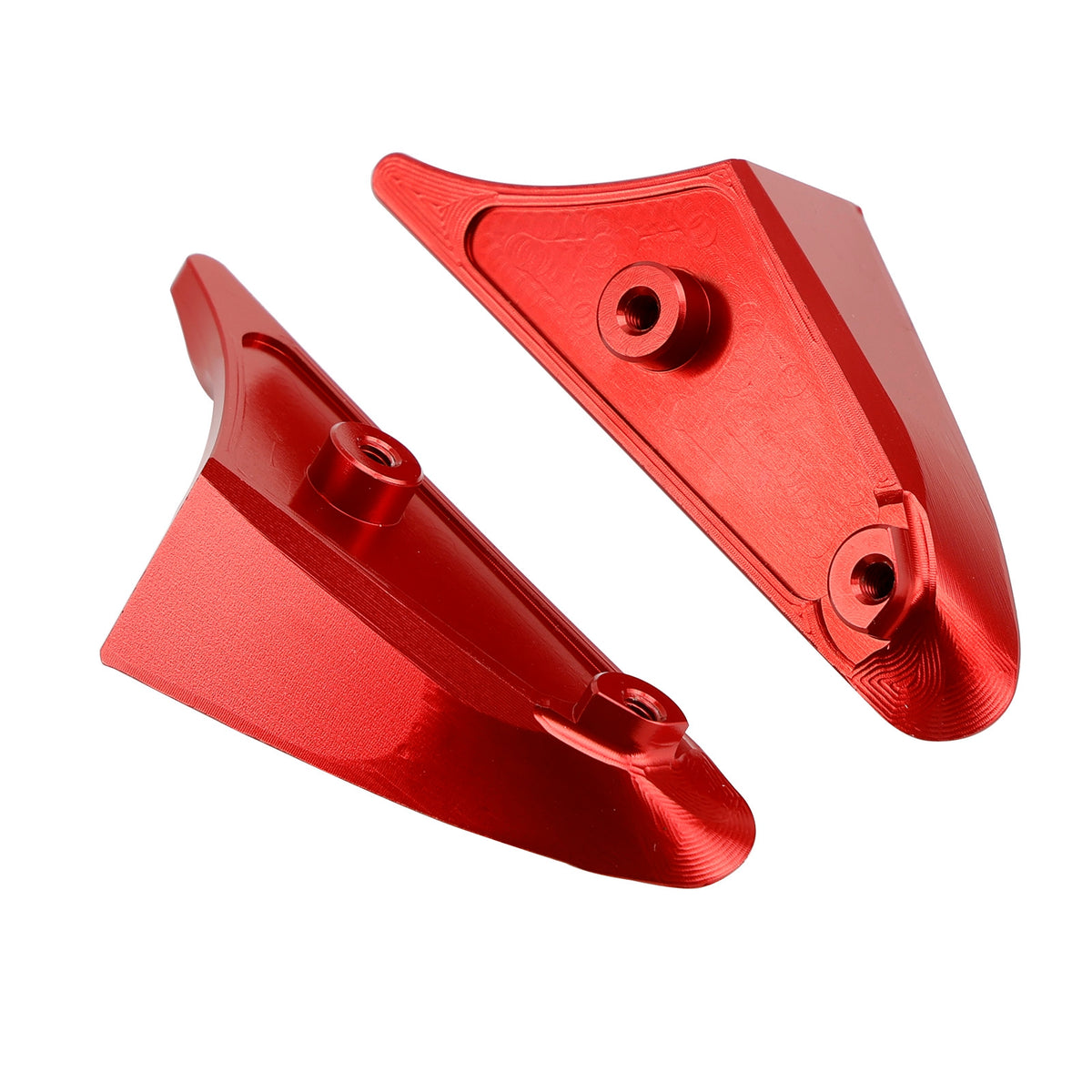 Ducati Panigale 1199 899 2012-2015 Red mirror delete blanking block off plates