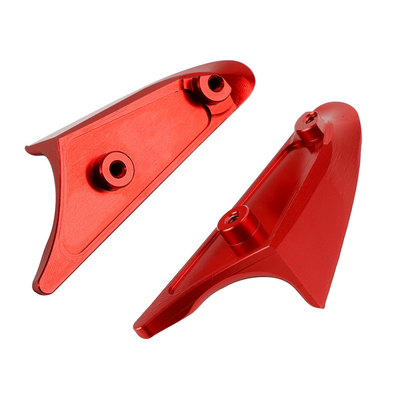 Ducati Panigale 1199 899 2012-2015 Red mirror delete blanking block off plates