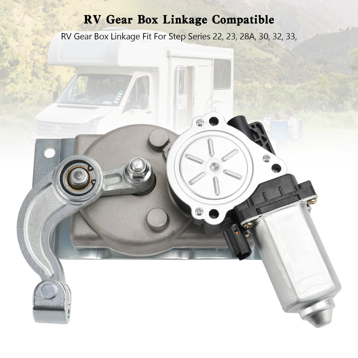 Kwikee Electric Steps Replace 366043 RV Gear Box Linkage with Motor Fit