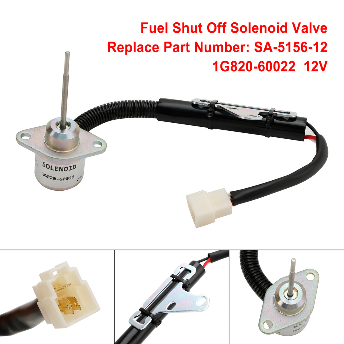 Shutoff Solenoid 12V 1503ES-12A5SUC9SLC24 SA-5156-12 For Woodward Engine