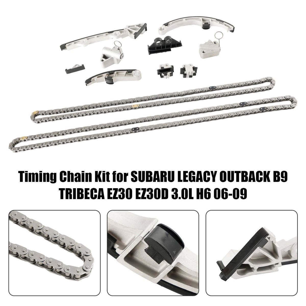 2006-2009 SUBARU LEGACY EZ30D 3.0L Timing Chain Kit 13144AA090 13144AA012